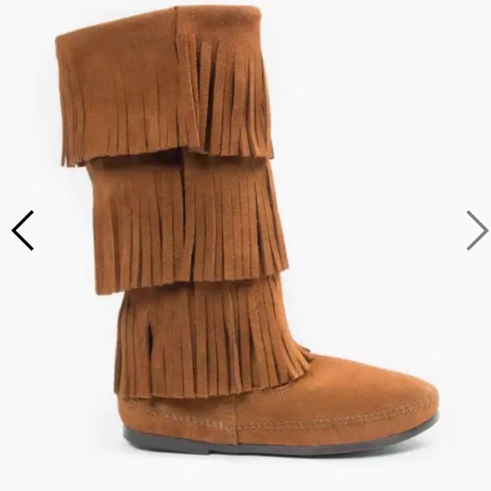Minnetonka Fringe Boots